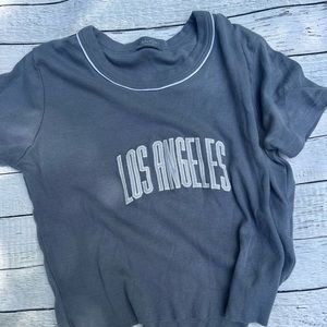 Brandy Melville Los Angeles baby tee